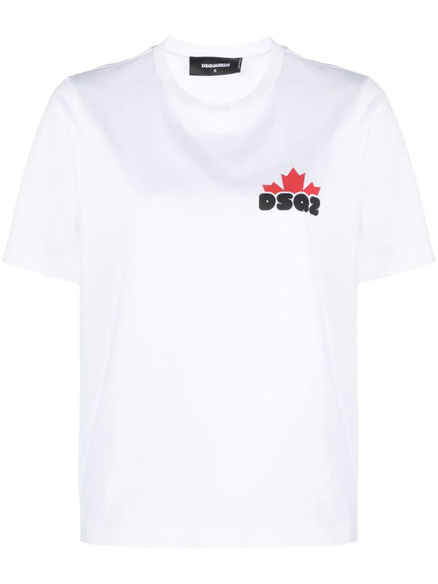 logo-print cotton T-shirt